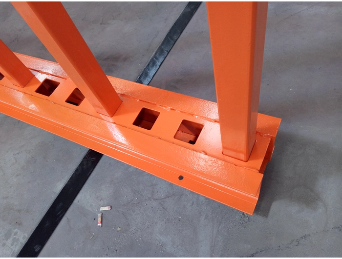 plug type stone slab steel storage rack