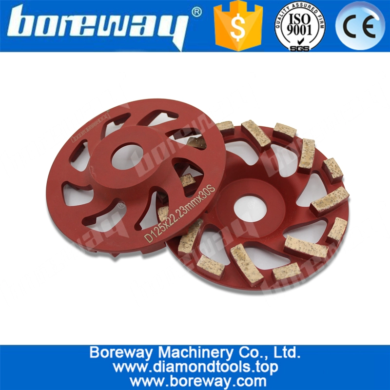 5 inch turbo diamond cup wheels for grinding concrete