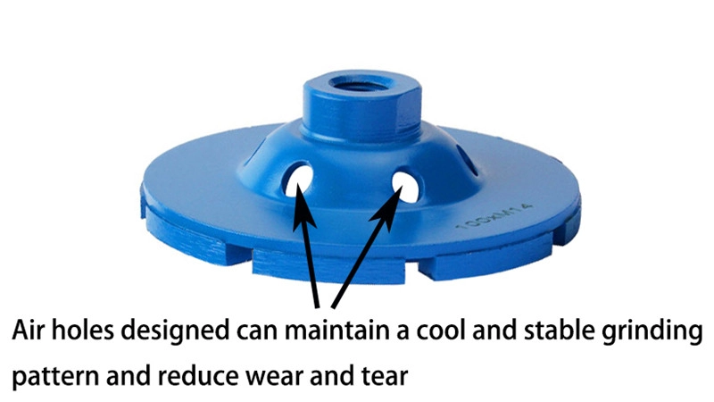 4 Inch double row segment diamond grinding wheel