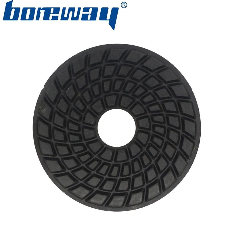 3inch 80mm 7 steps black sprial type wet use diamond polishing pads