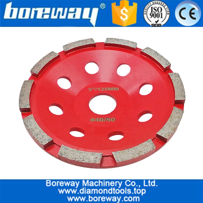 Diamond Tool Single Row Segmented Diamond Grinding Cup Wheel for Concete and Stone