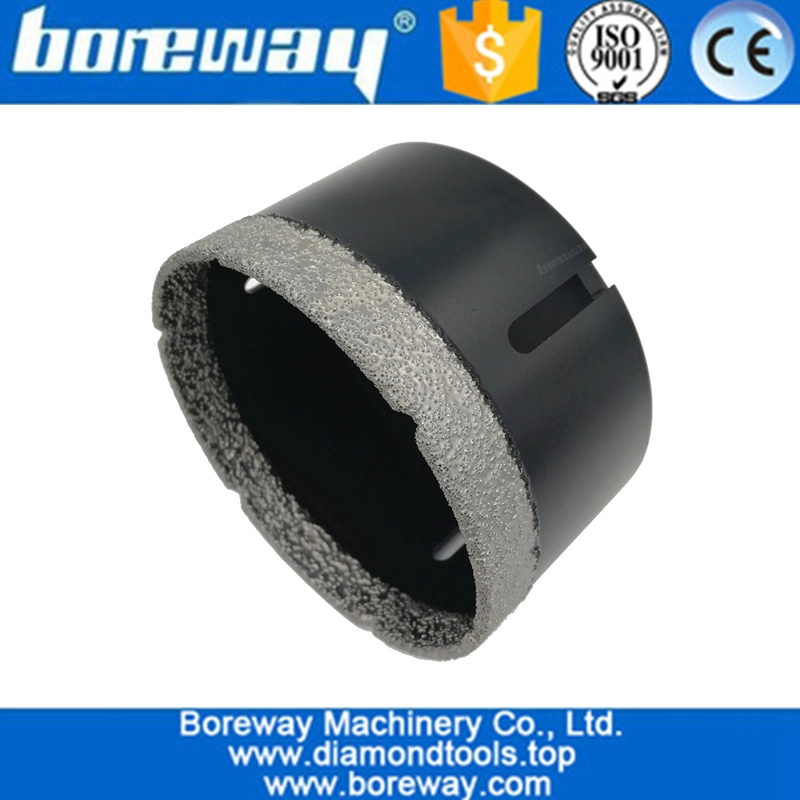 Vacuum Brazed Diamond Core Drill Bits, Dry Drilling Bits with 5/8-11 Connection
