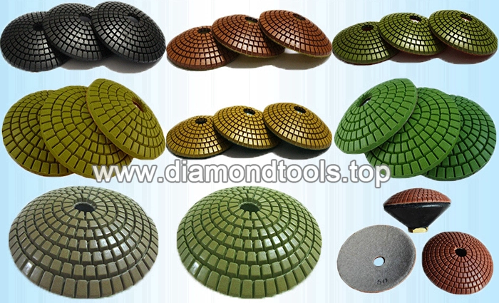 bowl shaped diamond polishing pads