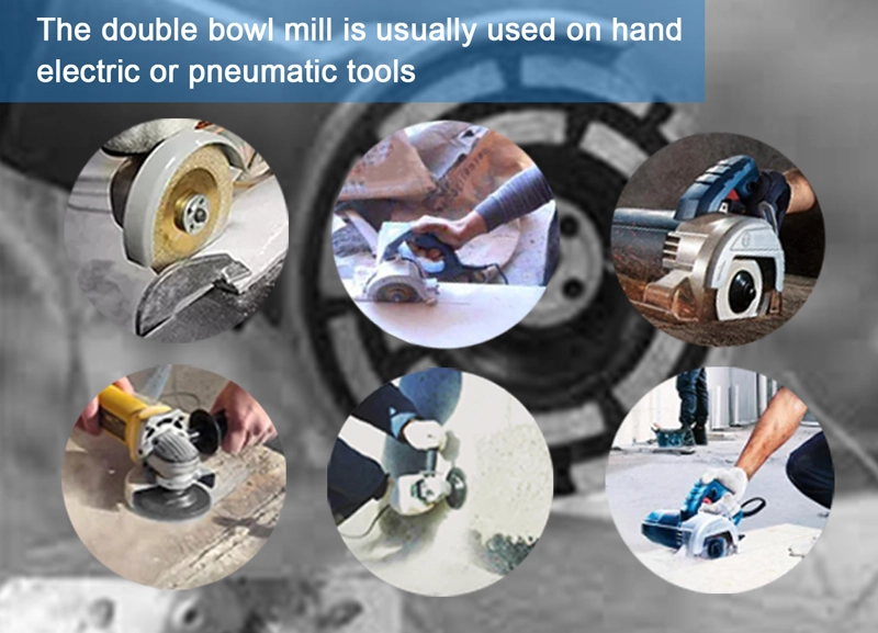 5 Inch Double Row Diamond Grinding Wheel