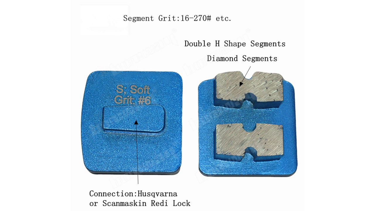 Concrete Abrasive Tools Redi Lock Diamond Grinding Block