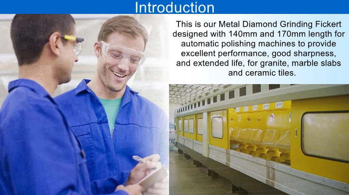 metal diamond fickert abrasive