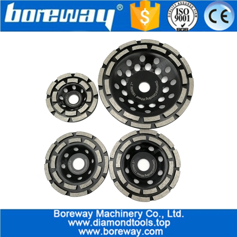 Diamond Double Row Grinding Cup Wheel Diamond Grinding Disc Polishing Disc