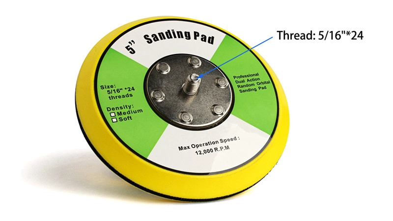 Hook and loop backer sanding pad