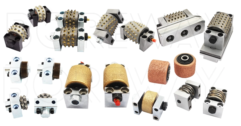 China Factory Lavina Bush Hammer Head Roller For Concrete Floor Machine Manufacturer