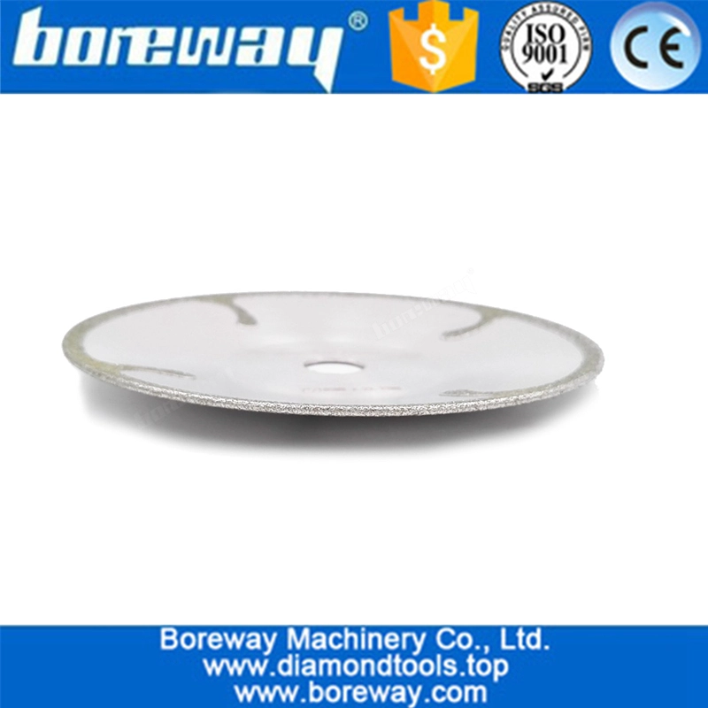 Bowl-shaped Electroplated diamond cutting disc with Protection wholesale diamond saw blade