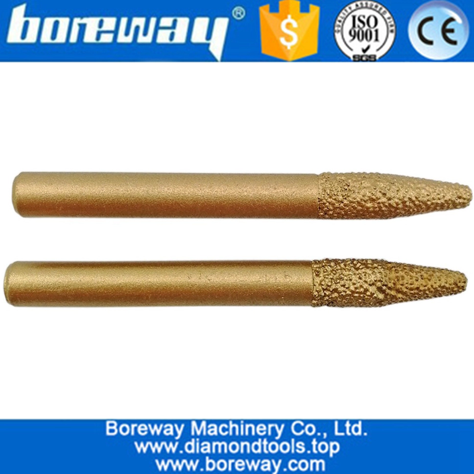Vacuum brazed diamond Engraving Bit Diamond Carving Tool for Massonry Drilling