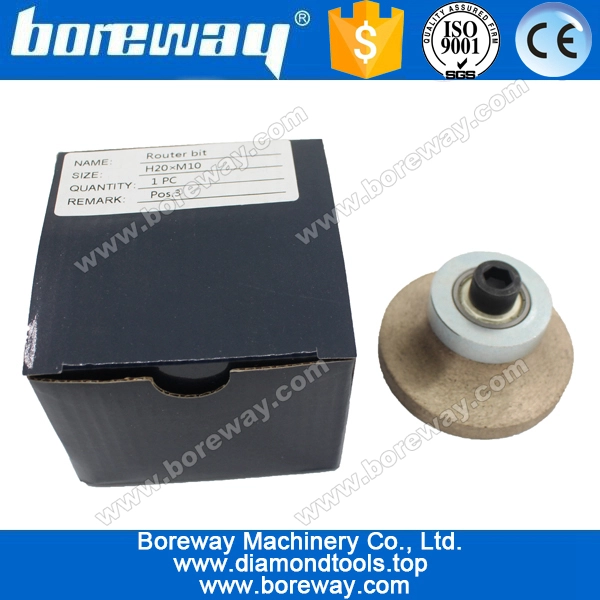 F20*M10 complete set diamond router bit for grinding stone slab
