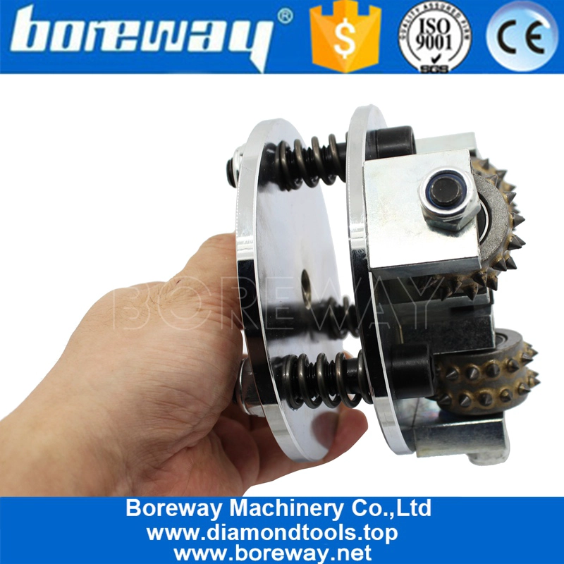 double layer bush hammer plate