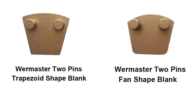 Werkmaster Diamond Disc Grinding Diamond Grinding Shoe z Segment Pad For Terrazzo Concrete Floor