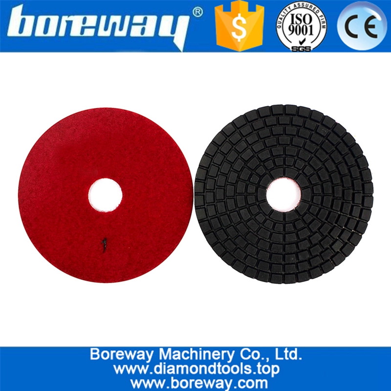 Low Price Diamond Tools 3 Step Grinding Disc+Buff Polishing Pad+Rubber Backer Pad For Surface Countertops Polishing