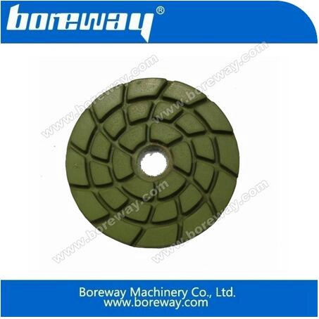 Spiral slab floor polishing pad 4 inch