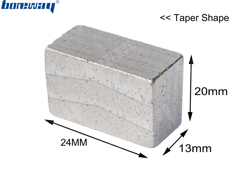 Boreway Step Circular Diamond Saw Blade Segment For Block Of Cutting Granite Sandstone