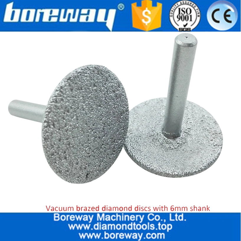 Dia. 35mm Vacuum Brazed Diamond Engraving Bits Cutter Rotary Burrs, Stone Diamond Carving Bits