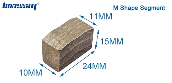 2200mm sintering diamond tip segment