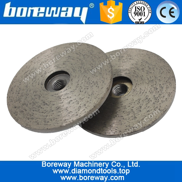 continuous rim sintered diamond cup grinding wheels