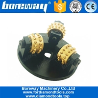 Boreway Diamond Bush Hammer Rollers For Grinding Stone Granite Marble Concrete