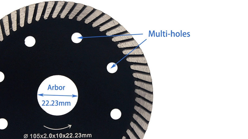 4 Inch diamond turbo cutting disc