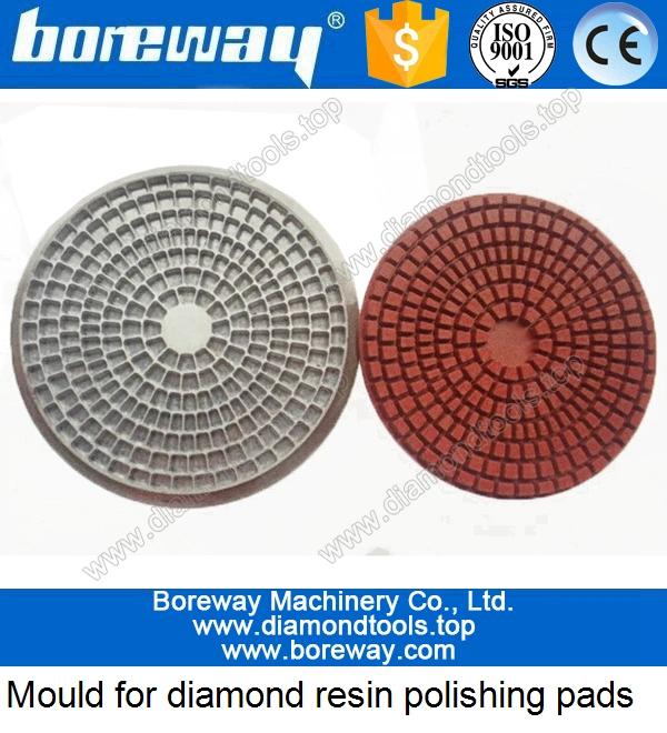 molds for diamond grinding and polishing pad