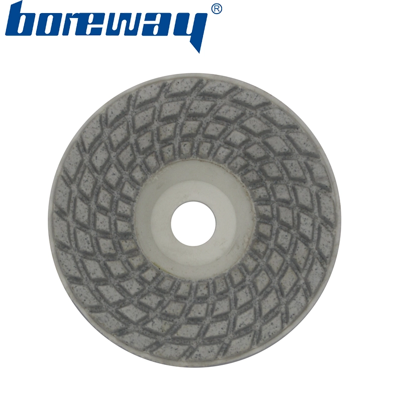 4inch 100mm 7 steps plastic backer diamond polishing pads