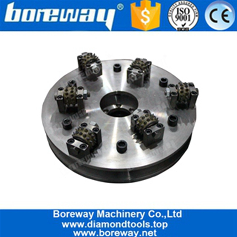 8 Inch Double Layers Bush Hammer Wheel