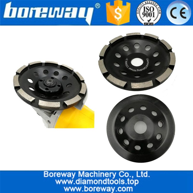 Single row diamond grinding cup wheels for concrete and stones diamond grinding wheel