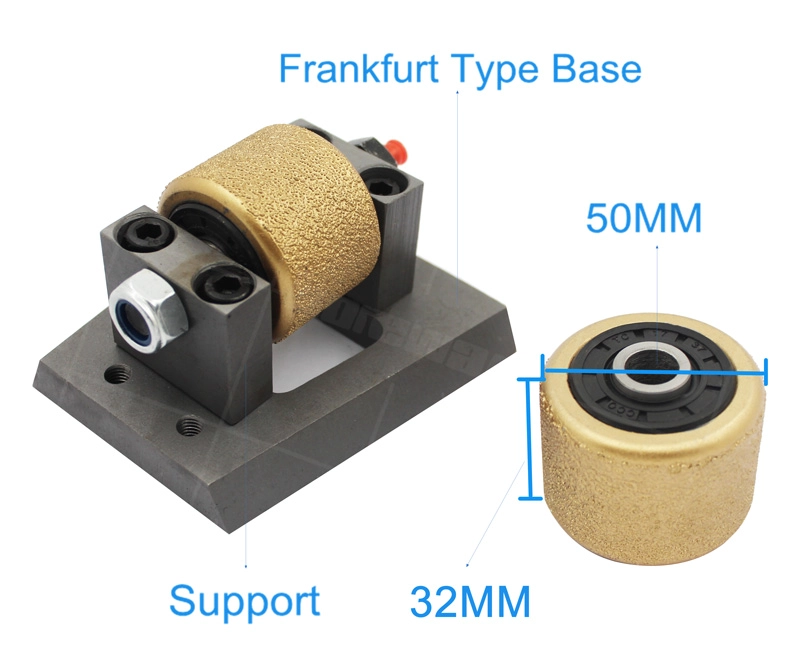 Horseshoe Frankfurt Type Carbide Crushing Particles Bush Hammer Tool for China Factory
