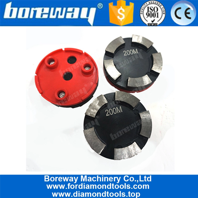 4 Inch Klindex Diamond Metal Grinding Pad With 3 Holes