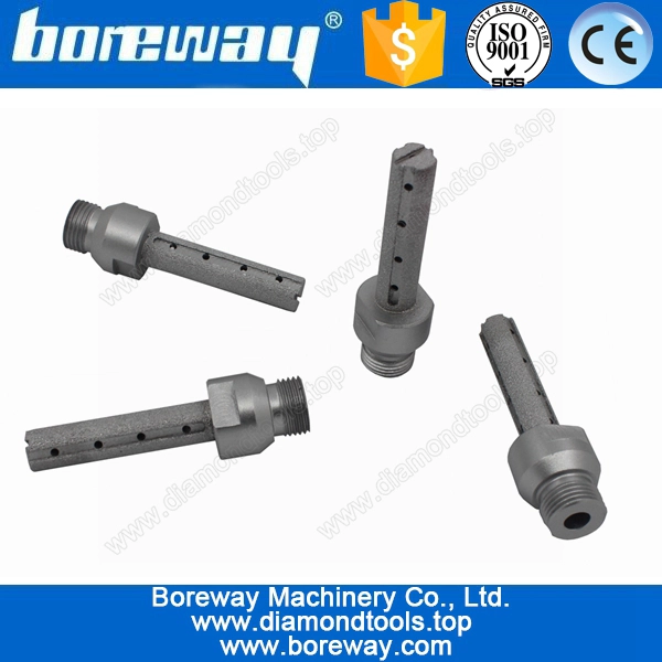 Flat bottom CNC vacuum brazed cutter for stone