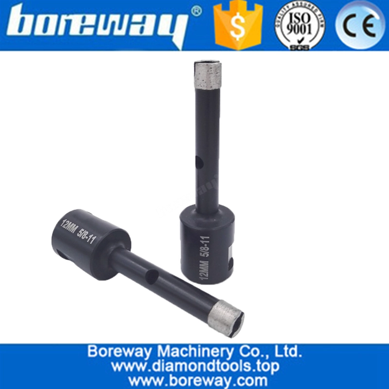 Diameter 12mm Wet Drilling Laser Welded Diamond Core Bits with 5/8-11 thread