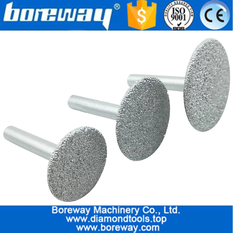 CNC Tool Vacuum Brazed Diamond Carving Bits, Diamond Engraving Bits for stone grinding and carving