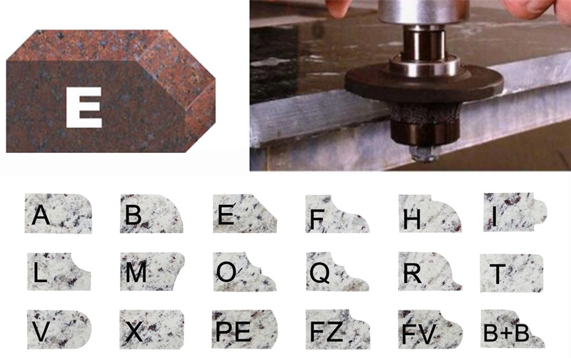 China Factory Supply E30xM14 Diamond Router Bit Milling For Edging Granite Marble Stone