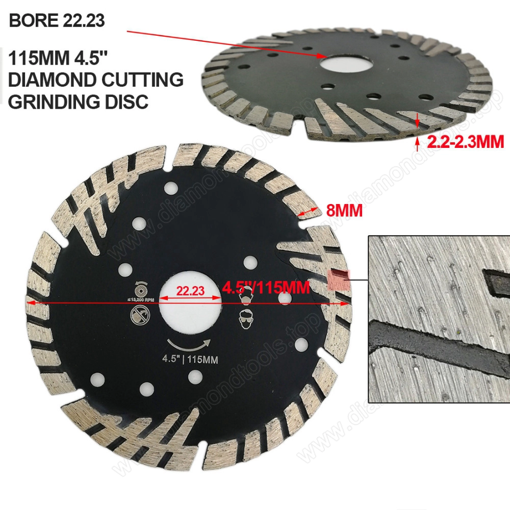 hot pressed diamond saw blade turbo blade