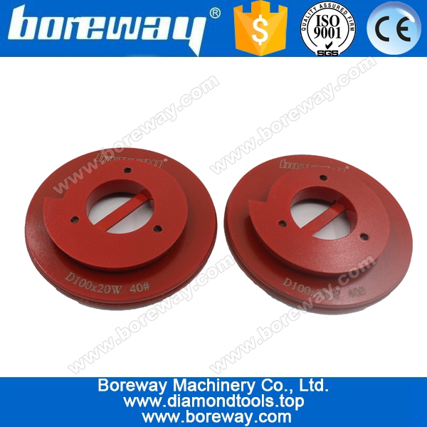 100MM Continuous Rim Snail Lock Diamond Cup Grinding Wheel Wholesaler Suitable For Granite, Marble And Other Stones