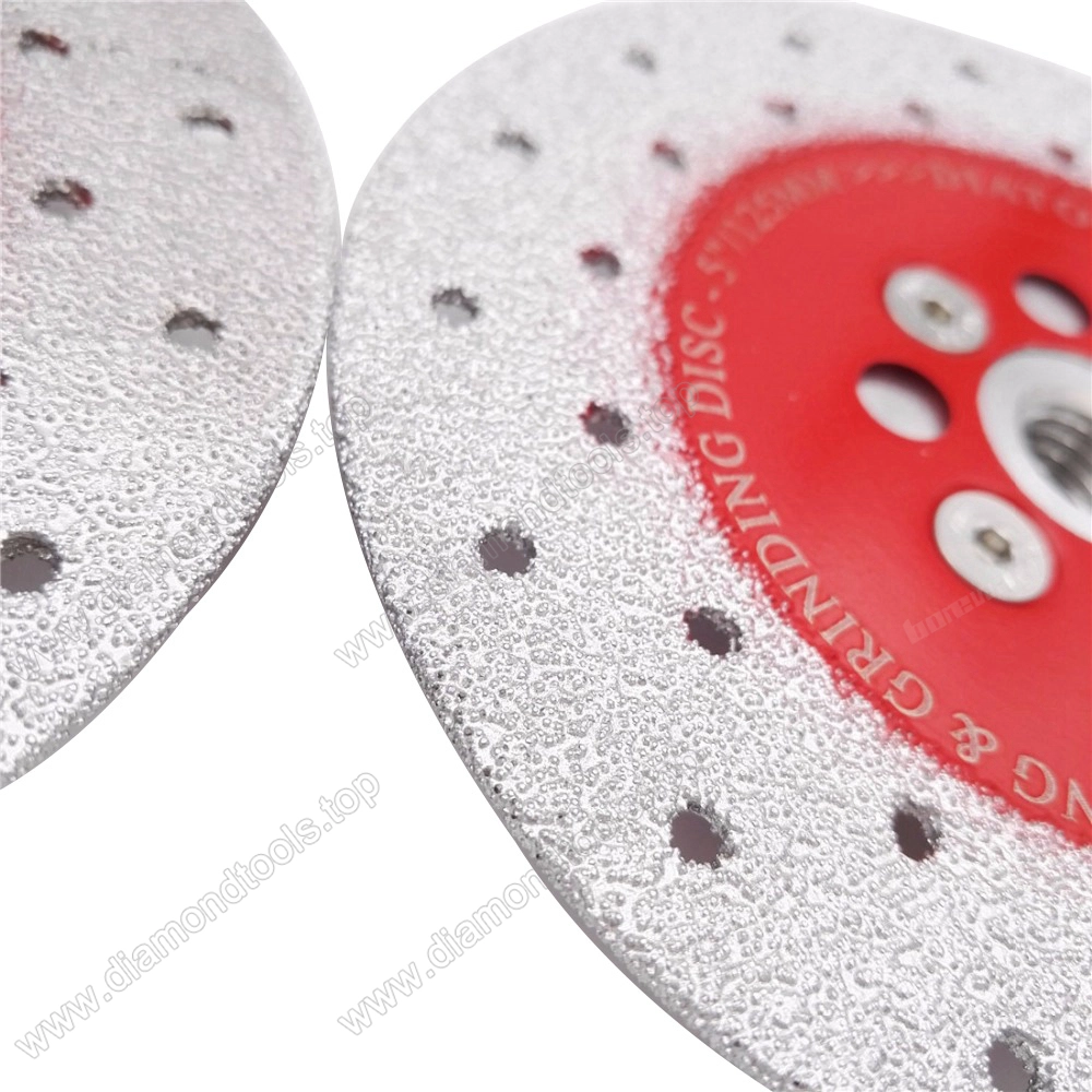High quality Double Sided Vacuum Brazed diamond grinding cup wheel with M14 Thread