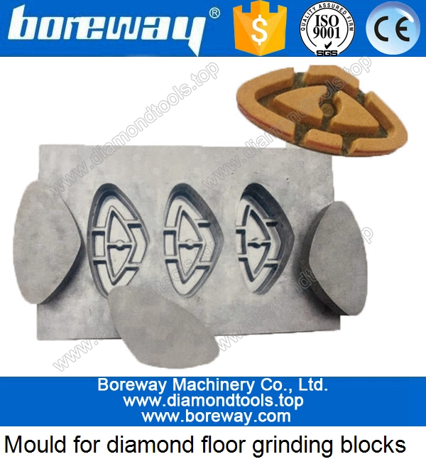 molds for diamond grinding and polishing pad