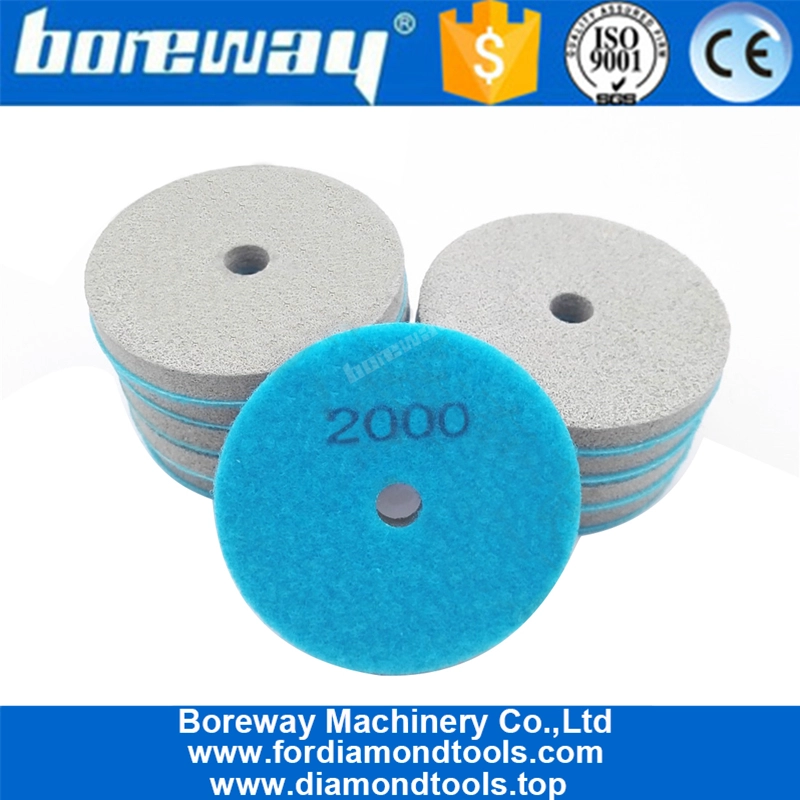 100MM Sponge Diamond Polishing Pads for marble soft Stone 2