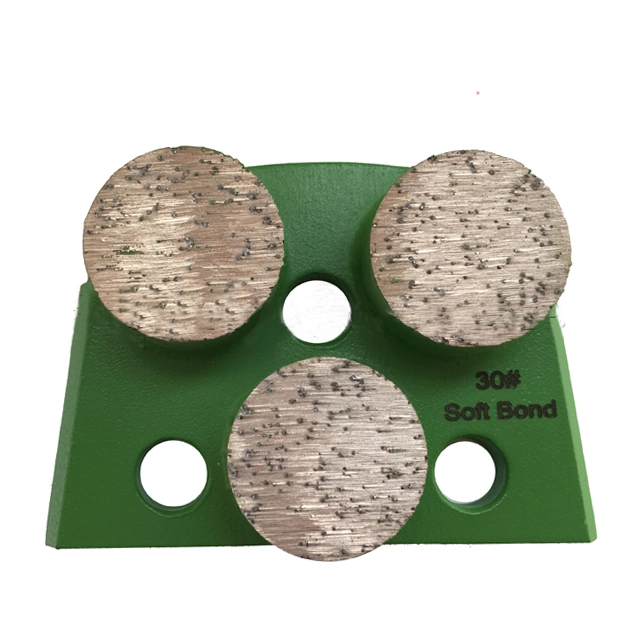 Lavina Concrete Grinding Tools With 3 Buttons 30# Medium Bond