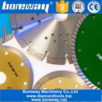 Boreway 9 inch 230mm Turbo Segmented Diamond Slant Protection Teeth Circular Disc For Masonry Cutting Machine 2020