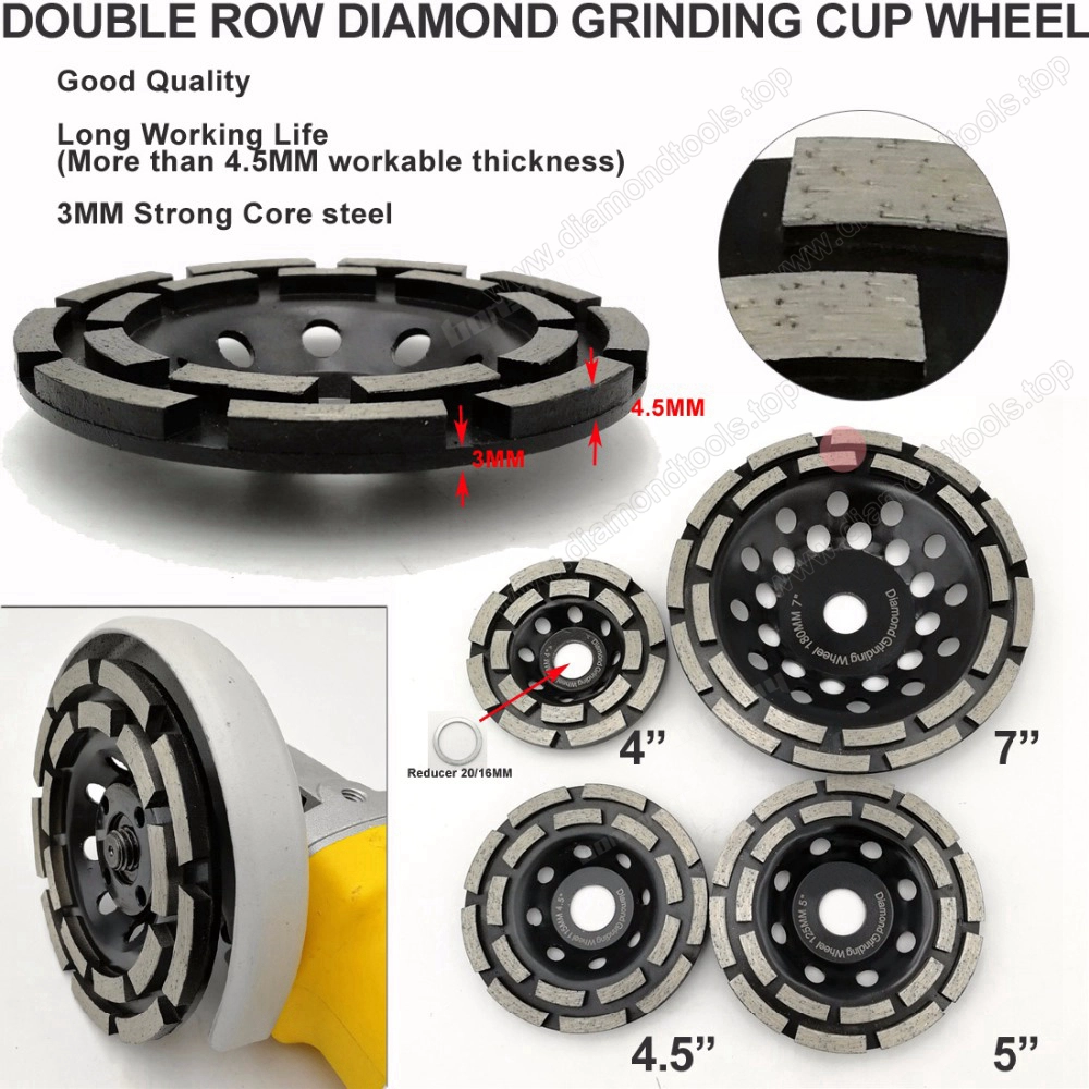 Diamond Grinding Cup Wheel Disc Segments Cup Wheel Diamond Double Row Cup Wheel