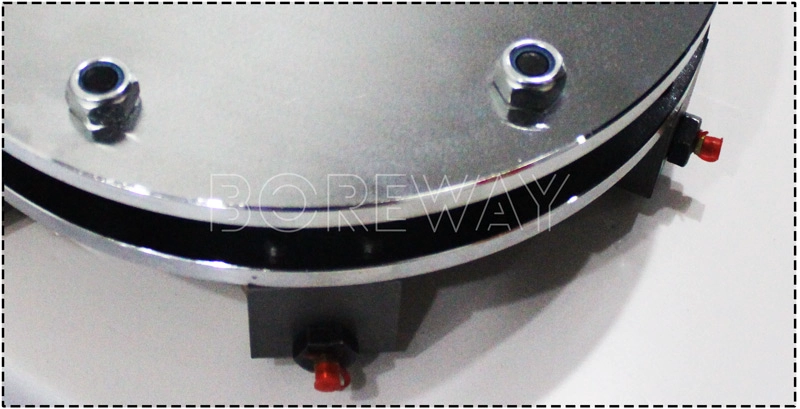 Double Layer Vacuum Brazing Rotary Bush Hammer Plate For Sandblasting Finish 7