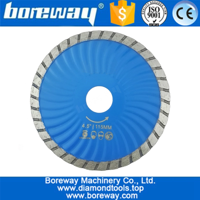 Hot pressed Diamond Waved Turbo Blade Diamond Saw Blade Cutting disc