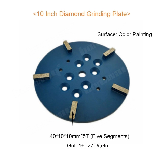 10 Inch Diamond Grinding Plate