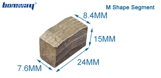 1400mm high grade diamond disc segment