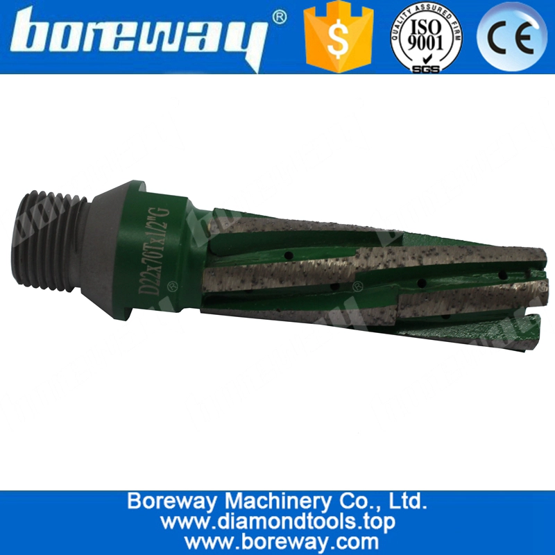 D22 * 70T * 1/2“G CNC石材金刚石手指钻