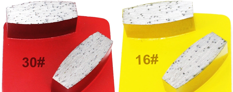 Metal Bond Oval Segment Diamond Grinding Disc Concrete Terrazzo Floor Redi Lock Shoe for Husqvarna Floor Grinder